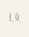 Quince Women's 14k Gold Twisted Wide Hoop In Yellow Gold