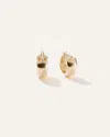 Shop Quince Women's 14k Gold Wide Huggies In Yellow Gold