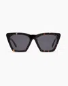 Quince Women's Andy Polarized Acetate Sunglasses In Amethyst Tortoise With Grey Lens