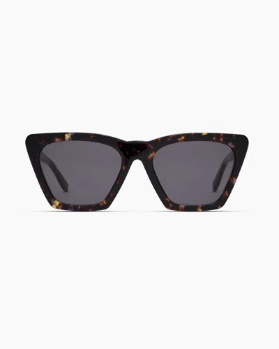 Quince Women's Andy Polarized Acetate Sunglasses In Amethyst Tortoise With Grey Lens