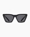 Quince Women's Andy Polarized Acetate Sunglasses In Black With Grey Lens