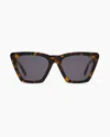 Quince Women's Andy Polarized Acetate Sunglasses In Fawn Tortoise With Grey Lens
