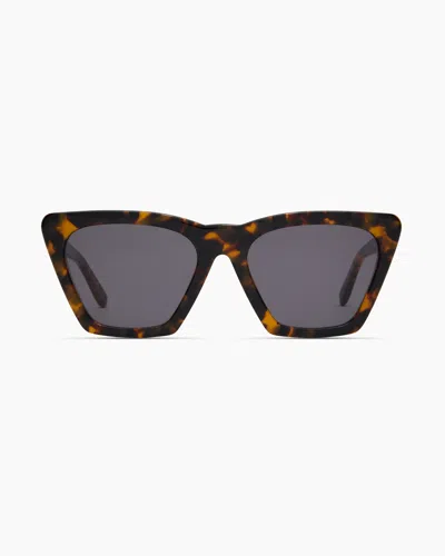 Quince Women's Andy Polarized Acetate Sunglasses In Fawn Tortoise With Grey Lens