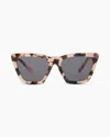 Quince Women's Andy Polarized Acetate Sunglasses In Tan Tortoise With Grey Lens