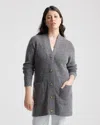 Quince Women's Baby Alpaca-wool Oversized Cardigan Sweater In Charcoal