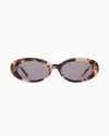 Quince Women's Bali Polarized Acetate Sunglasses In Tan Tortoise With Grey Lens