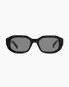 Quince Women's Barbados Polarized Acetate Sunglasses In Black With Grey Lens