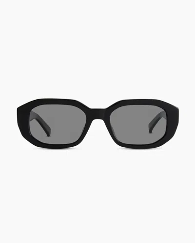 Quince Women's Barbados Polarized Acetate Sunglasses In Black With Grey Lens