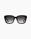 Quince Women's Barcelona Polarized Acetate Sunglasses In Black With Grey Gradient Lens