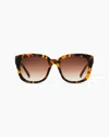 Quince Women's Barcelona Polarized Acetate Sunglasses In Fawn Tortoise With Brown Gradient Lens