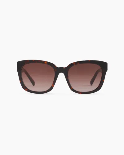 Quince Women's Barcelona Polarized Acetate Sunglasses In Tortoise With Brown Gradient Lens