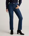 Quince Women's Bella Stretch Kick Flare Jeans In Midnight Blue