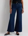 Quince Women's Bella Stretch Palazzo Jeans In Blue