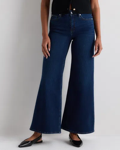 Quince Women's Bella Stretch Palazzo Jeans In Blue