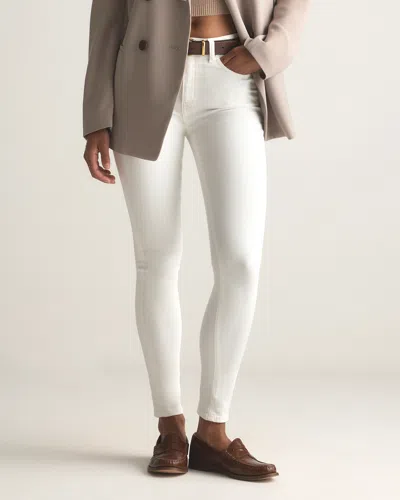 Quince Women's Bella Stretch Skinny Jeans In White