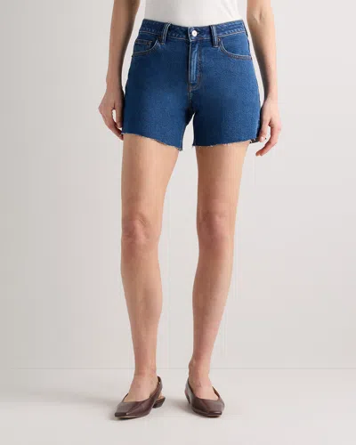 Quince Women's Bella Stretch Vintage Shorts In Blue