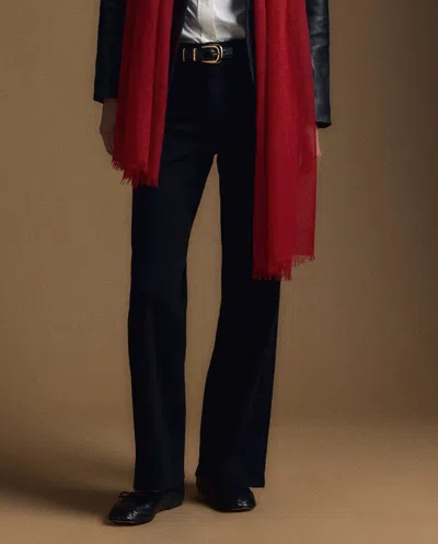 Quince Women's Bella Stretch Wide Leg Jeans In Black