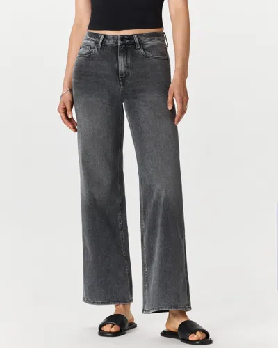 Quince Women's Bella Stretch Wide Leg Jeans In Greyed Out