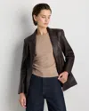 Quince Women's Blazer In Brown