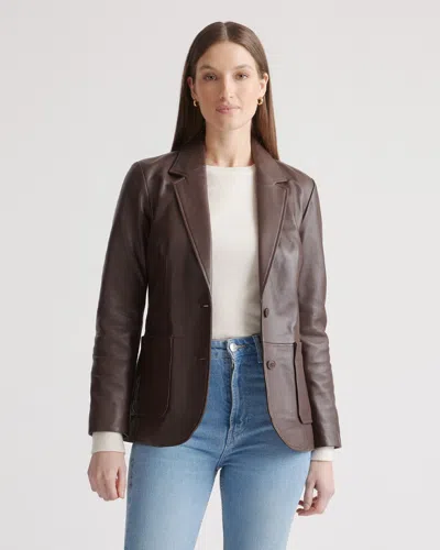 Quince Women's Blazer In Brown