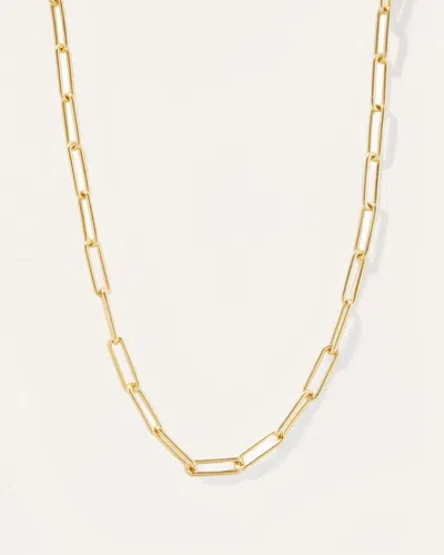Quince Women's Bold Paperclip Chain Necklace In Gold Vermeil