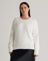 Quince Women's Boyfriend Crew Sweater In Ivory