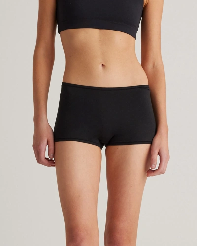 Quince Women's Boyshort In Black