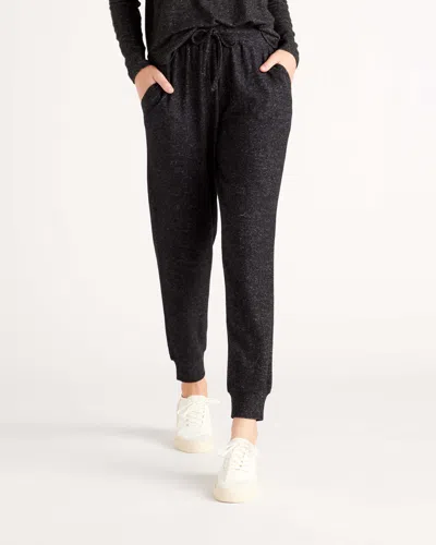 Quince Women's Brushed Lounge Jogger In Charcoal