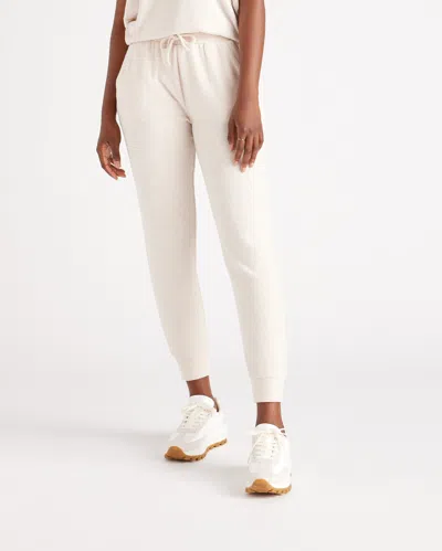 Quince Women's Brushed Lounge Jogger In Heather Oatmeal