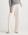 QUINCE WOMEN'S BRUSHED LOUNGE STRAIGHT LEG PANTS