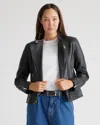 Quince Women's Café Racer Jacket In Black