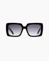 Quince Women's Cartagena Polarized Acetate Sunglasses In Black With Grey Gradient Lens