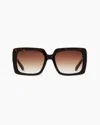 Quince Women's Cartagena Polarized Acetate Sunglasses In Tortoise With Brown Gradient Lens