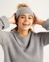 Quince Women's Cashmere Pom Pom Beanie In Heather Grey