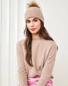 Shop Quince Women's Cashmere Pom Pom Beanie In Oatmeal