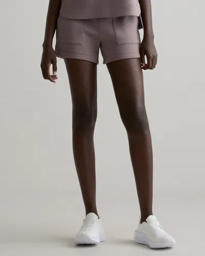 Quince Women's Cloudcomfort High-rise Sweatshort In Brown