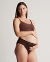 Quince Women's Comfort Rib Maternity Nursing & Pumping Bralette