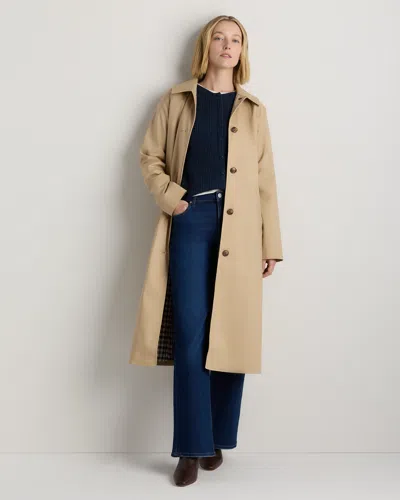 Quince Women's Comfort Stretch Mac Coat In Neutral