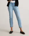 Quince Women's Luna Stretch Slim Boyfriend Jeans In Cool Blue