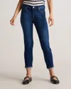 Quince Women's Luna Stretch Slim Boyfriend Jeans In Stormy Blue