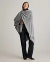 Quince Women's Cotton Cashmere Ruana In Heather Grey