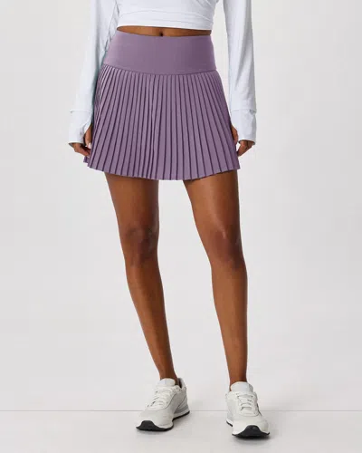 Quince Women's Court Sport Pleated Tennis Skirt In Purple