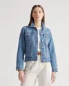 Quince Women's Denim Jacket In Indigo Blue