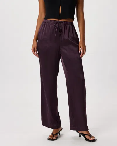 Quince Women's Drawstring Wide Leg Pants In Purple