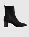 Quince Women's Eco Knit Heeled Bootie In Black