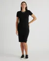QUINCE WOMEN'S ECO-KNIT MILANO STITCH MATERNITY SWEATER DRESS