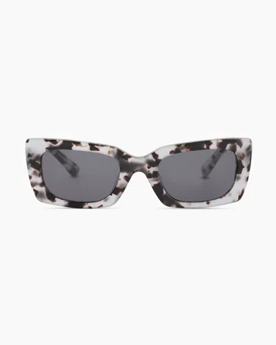 Quince Women's Emmerson Polarized Acetate Sunglasses In Grey Tortoise With Grey Lens