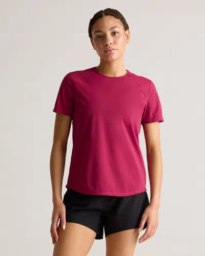 Quince Women's Essential Run T-shirt In Berry