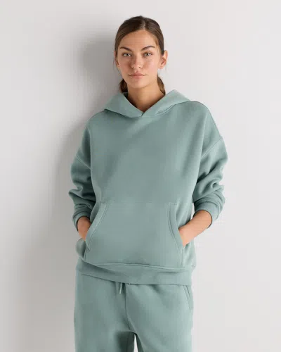 Quince Women's Everyday Fleece Hoodie In Green