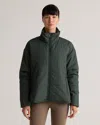 Quince Women's Featherless Puffer Zip Jacket In Verdant Pine